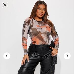 Fashion Nova Black Wide Leg Pants with Glossy Finish